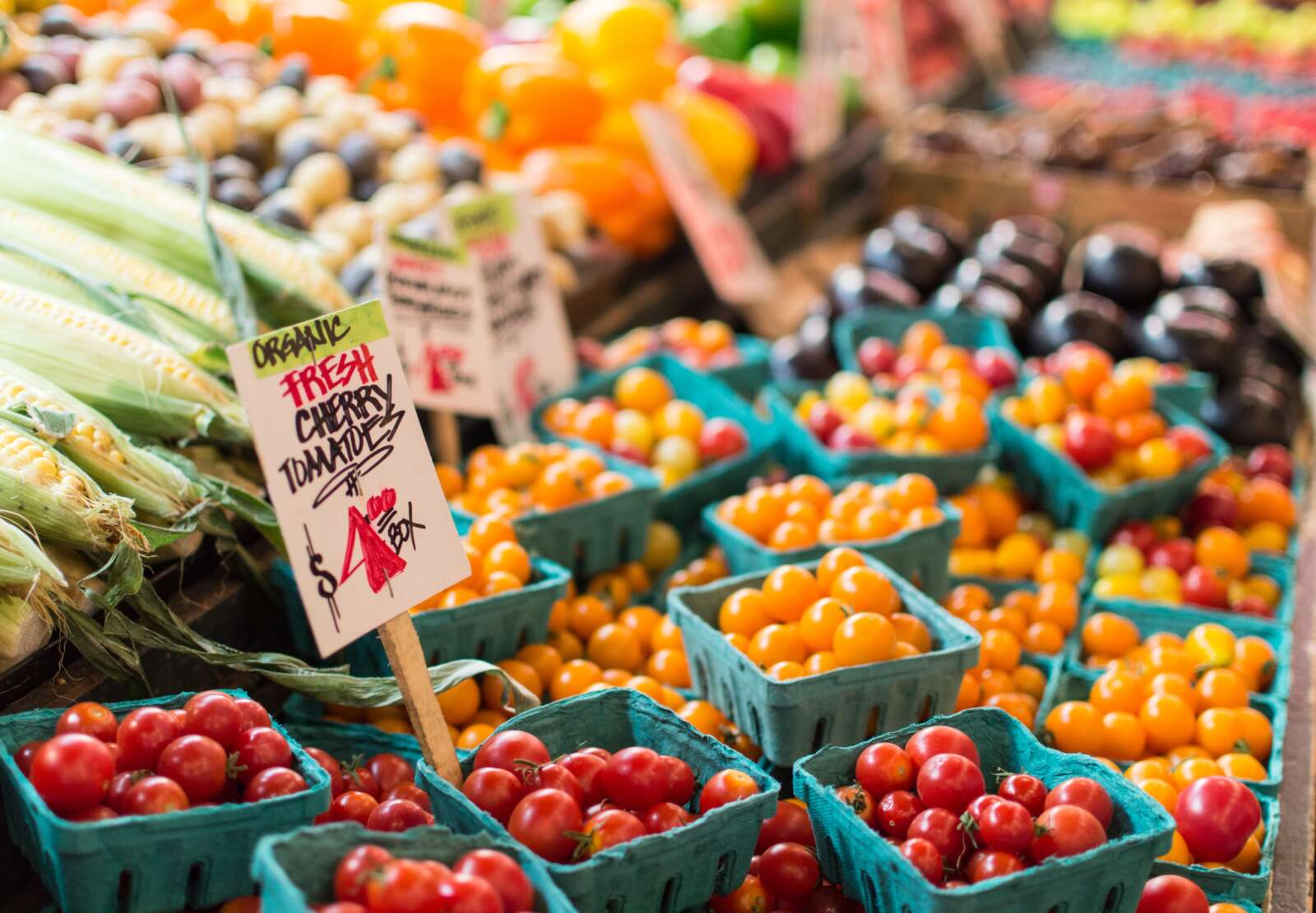 Fresh fruit and vegetables at The Oshawa Markets